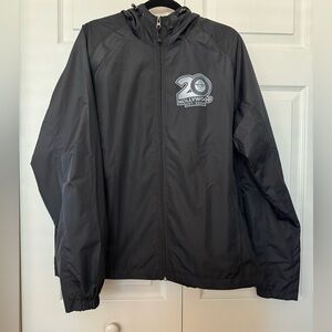 Black Wind/Rain Jacket with Hood